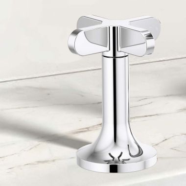 Click here to see  HX5375-PC Brizo High-Cross Handle for Odin Collection Widespread Lavatory Faucets, ADA-Compliant, Polished Chrome - HX5375-PC