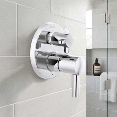 Click here to see  HX75P75-PC Brizo Cross/Lever Handle Kit For Odin Collection Pressure Balance Diverter Trim, ADA, Polished Chrome - HX75P75-PC