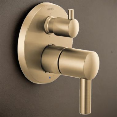 Click here to see Brizo T75P675-GLLHP Brizo Odin Pressure Balance Valve with Integrated 6-Function Diverter Trim, 1/2