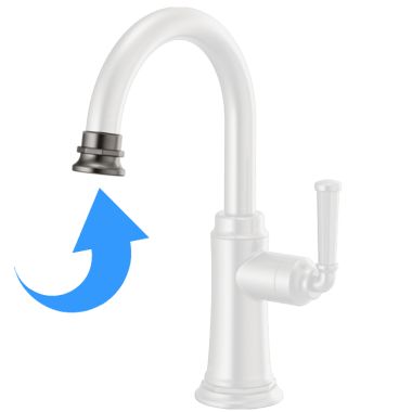 Click here to see Brizo RP101132SL Brizo Rook Spout Assembly, Brilliance Luxe Steel - RP101132SL