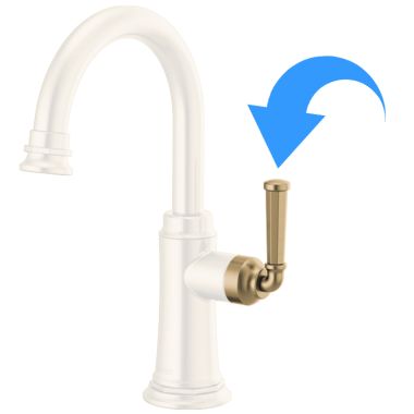 Click here to see Brizo RP101245GL Brizo Rook Beverage Faucet Lever Handle Kit, Brilliance Luxe Gold - RP101245GL