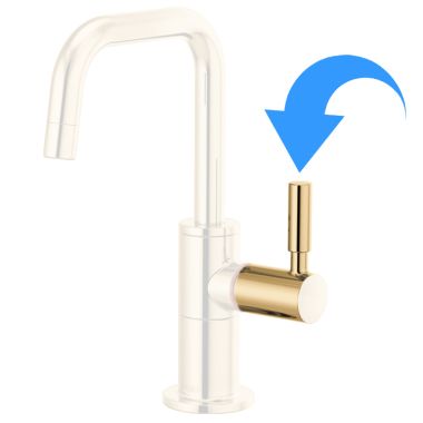 Click here to see Brizo RP101119PG Brizo Solna Handle Kit For Instant Hot Faucet, Brilliance Polished Gold - RP101119PG