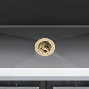 Click here to see Brizo 69052-GL Brizo Kitchen Sink Flange and Strainer Kit, Brilliance Luxe Gold - 69052-GL