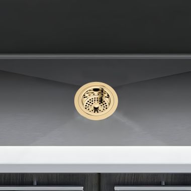 Click here to see Brizo 69052-PG Brizo Kitchen Sink Flange and Strainer Kit, Brilliance Polished Gold - 69052-PG