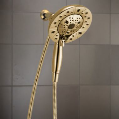 Click here to see Brizo 86220-PG Brizo Essential Multi-Function Hydrati 2-in-1 Shower, WaterSense, 1.75 GPM, Brilliance Polished Gold - 86220-PG