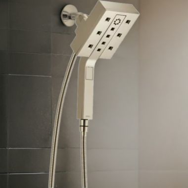 Click here to see Brizo 86280-PN Brizo Essential Hydrati 2-in-1 Multi-Function Shower, MagneDock, H2Okinetic, 1.75 GPM, Brilliance Polished Nickel - 86280-PN