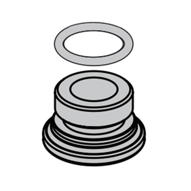 Click here to see Brizo RP101161PC Brizo RP101161PC Invari Slide Bar Shower Arm Finial and O-Ring - Chrome