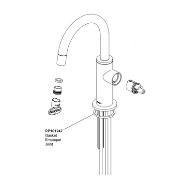 Click here to see Brizo RP101247 BRIZO RP101247 Spout Gasket for Beverage Faucet