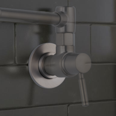 Click here to see Brizo RP61197SL Brizo Traditional Wall Mount Pot Filler Mounting Kit, Brilliance Luxe Steel - RP61197SL