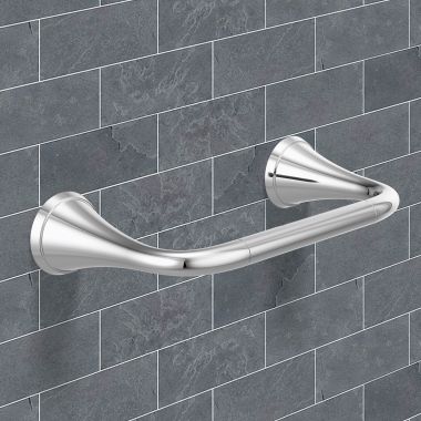 Click here to see Delta 73350 Delta Kayra Pivoting Toilet Paper Holder, Chrome - 73350