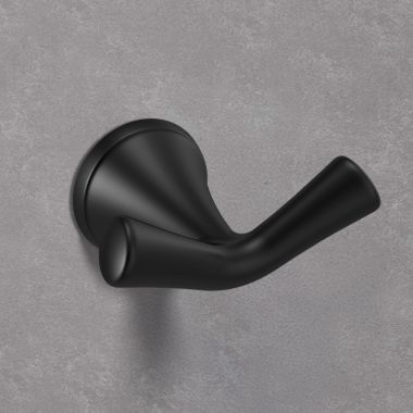 Click here to see Delta 73335-BL Delta Kayra Robe Hook, Matte Black - 73335-BL
