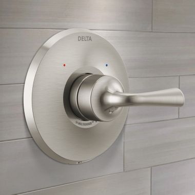 Click here to see Delta T14033-SS Delta Kayra Monitor 14 Series Pressure Balance Valve Only Trim, Lever Handle, ADA, Stainless - T14033-SS