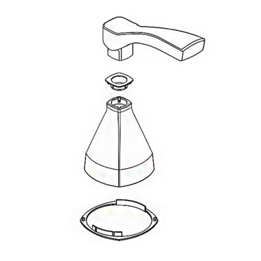 Click here to see Delta RP100363RB Delta Stryke Handle Assembly for Bathroom Faucet, Right Handle, Venetian Bronze - RP100363RB