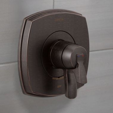 Click here to see Delta T17076-RB Delta Stryke Monitor 17 Series Two-Handle Valve Trim, Lever Handles, Venetian Bronze - T17076-RB