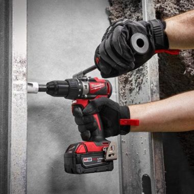 Click here to see Milwaukee 2902-22 Milwaukee M18 Brushless Cordless Compact Hammer Drill/Driver Kit with 1/2