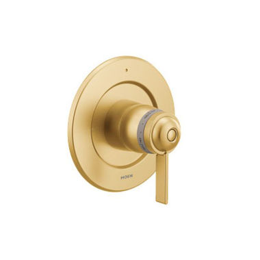 Click here to see Moen T4621BG Moen Cia ExactTemp Single-Handle Valve Trim, Lever Handle, Brushed Gold - T4621BG