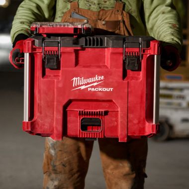 Click here to see Milwaukee 48-22-8429 Milwaukee PACKOUT XL Tool Box with IP65 Rated Protection and 100lb Weight Capacity - 48-22-8429 
