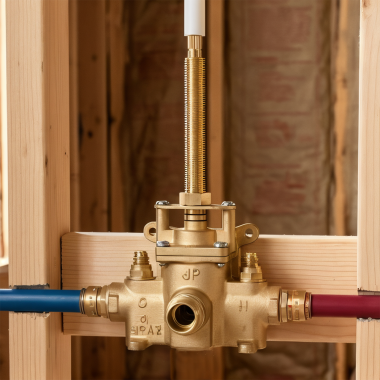 Click here to see   Newport Brass Pressure Balance Rough-In Valve with Temperature Limit Stop- 1-684