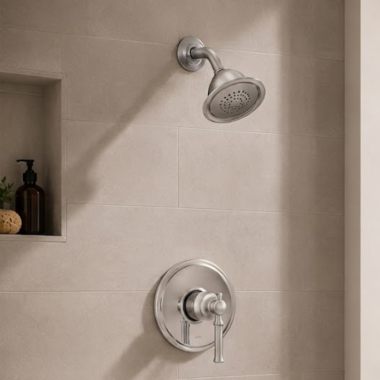 Click here to see  UT2182EP Moen Dartmoor M-Core 2-Series Single-Handle Shower Faucet, One-Function, 1.75 GPM, Chrome - UT2182EP