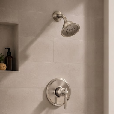 Click here to see  UT2182EPBN Moen Dartmoor M-Core 2-Series Single-Handle Shower Faucet, One-Function, 1.75 GPM, Brushed Nickel - UT2182EPBN