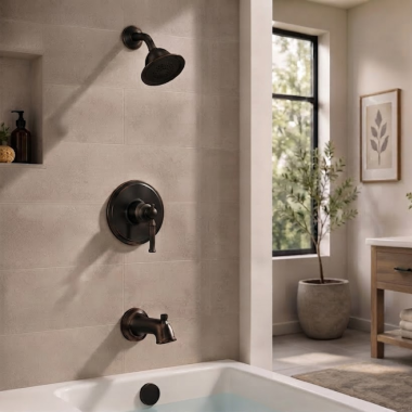 Click here to see  UT2183EPORB Moen Dartmoor M-Core 2 Standard Single-Handle Tub/Shower Trim, One-Function, 1.75 GPM, Oil Rubbed Bronze - UT2183EPORB
