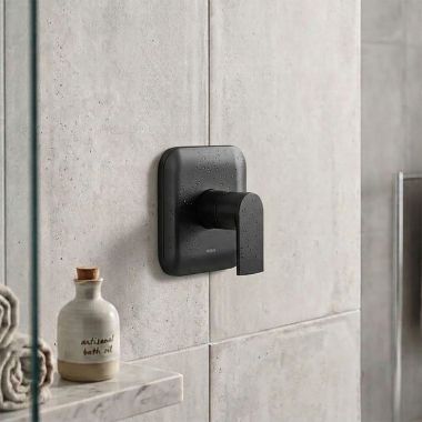 Click here to see  UT2471BL Moen M-CORE 2 Single-Handle Valve Trim, Lever Handle, ADA, Matte Black - UT2471BL