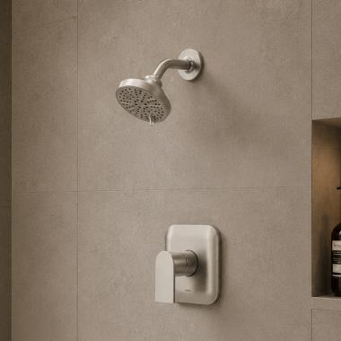 Click here to see  UT2472EPBN Moen Genta LX M-CORE 2 Single-Handle Shower Trim with Six-Function, Lever Handle, 1.75 GPM, Brushed Nickel - UT2472EPBN