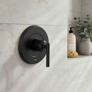 Click here to see  UT2901BL Moen Gibson M-CORE 2-Series Valve Trim, Lever Handle, Matte Black - UT2901BL