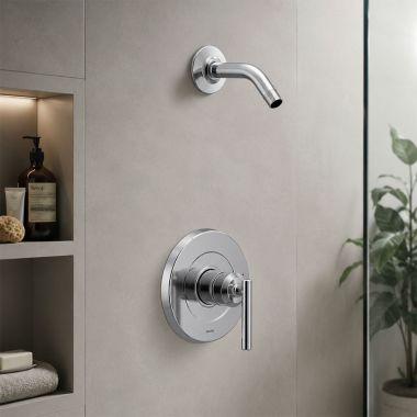 Click here to see  UT2902NH Moen Gibson M-Core 2-Series Single-Handle Shower Faucet, Lever Handle, M-PACT, Less Showerhead, Chrome - UT2902NH