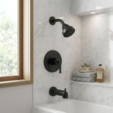 Click here to see  UT2903EP Moen Gibson M-Core 2-Series Tub/Shower Faucet, Single-Function, Eco-Performance, 1.75 GPM, Chrome - UT2903EP