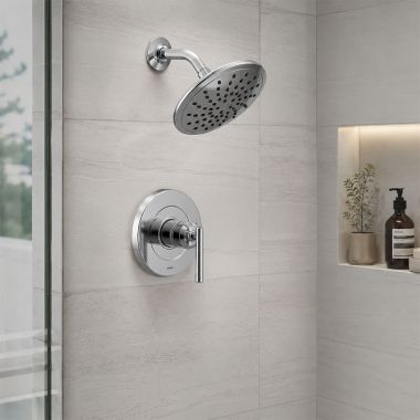 Click here to see  UT3002EP Moen Gibson M-CORE 2 Single-Handle Shower Trim, 1-Function, Lever Handle, 1.75 GPM, Chrome - UT3002EP