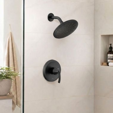 Click here to see Moen UT2842EPBL Moen Glyde M-Core 2-Series Single-Handle Shower Faucet with 8