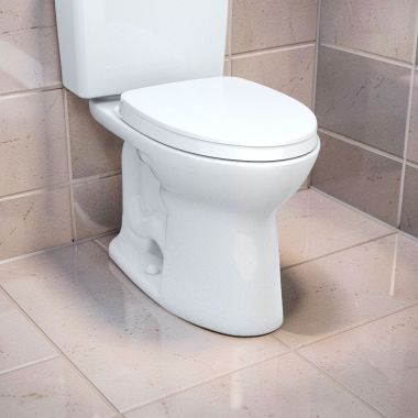 Click here to see TOTO USA INC C776CEFGT40#01 TOTO Drake Elongated Toilet Bowl, Universal Height, CEFIONTECT, 12