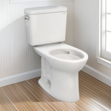 Click here to see Toto CST776CEFG#11 TOTO 21 Drake Elongated Two-Piece Toilet, 1.28 GPF  with CeFiONtect, Colonial White -  CST776CEFG#11