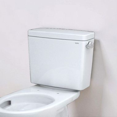 Click here to see TOTO USA INC ST776ER#01 TOTO Drake Eco-Performance Toilet Tank and Cover, Right-Hand Lever, 1.28 GPF, Cotton White - ST776ER#01 