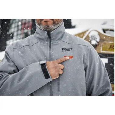 Click here to see Milwaukee M100G-20XL Milwaukee TOUGHSHELL M12 Gray Heated Jacket, Extra Large - 204G-20XL