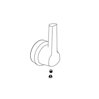 Click here to see Delta RP101739BL Delta Galeon 14S Shower Handle, Set Screw and Button, Matte Black - RP101739BL