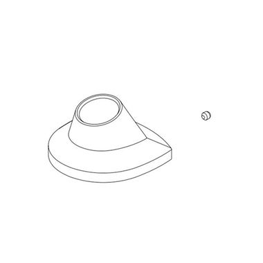 Click here to see Delta RP101755BL Delta RP101755BL Galeon Handshower Escutcheon, Matte Black