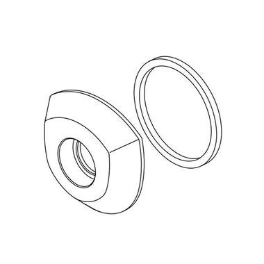 Click here to see Delta RP101757BL Delta RP101757BL Galeon Spout Escutcheon, Matte Black