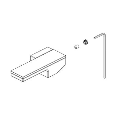 Click here to see Brizo RP101800PNTK Brizo Polished Nickel/Teak Single Handle Lavatory Handle Kit, Frank Lloyd Wright Collection - RP101800PNTK