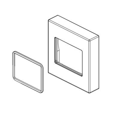 Click here to see Brizo RP101804PN Brizo Polished Nickel Wall Mount Lavatory Escutcheon, Frank Lloyd Wright Collection - RP101804PN