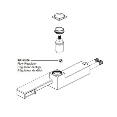 Click here to see Brizo RP101806 Brizo 1.2 GPM Flow Regulator, Frank Lloyd Wright Collection - RP101806
