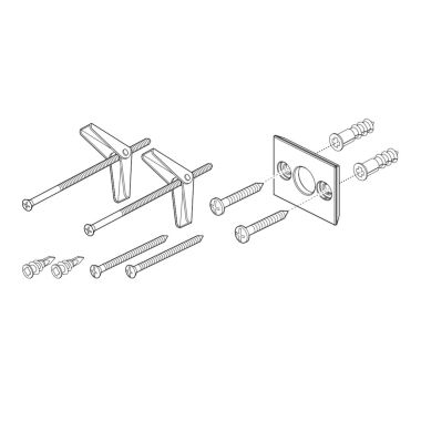 Click here to see Brizo RP101808 Brizo Towel Bar Mounting Hardware, Frank Lloyd Wright Collection - RP101808