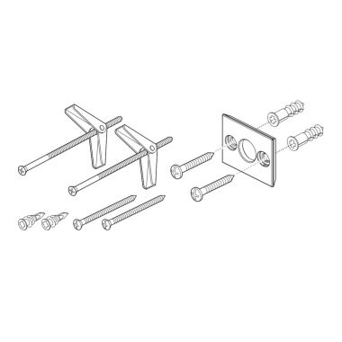 Click here to see Brizo RP101809 Brizo Robe Hook Mounting Hardware, Frank Lloyd Wright Collection - RP101809