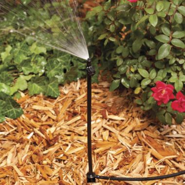 Click here to see Rain Bird MSQ2PKSX Rain Bird Drip Irrigation Quarter Circle Fan Micro Spray, Plastic, 2-Pack, Black - MSQ2PKSX 