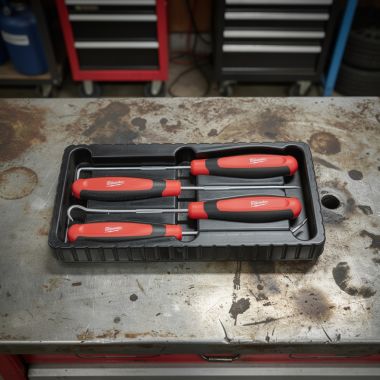 Click here to see Milwaukee 48-22-9215 Milwaukee Mechanic Hook and Pick Set, 4-Piece - 48-22-9215 