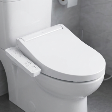 Click here to see TOTO WASHLETS SW3024#01 TOTO WASHLET KC2 Elongated Electronic Bidet Seat Only, SoftClose, Warm-Air Drying, Cotton White - SW3024#01 