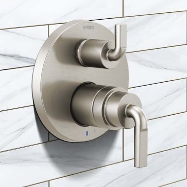 Click here to see Brizo HL75P39-NK Brizo Litze Notch Lever Handle Kit for Valve Trim with Diverter, ADA, Brilliance Luxe Nickel - HL75P39-NK