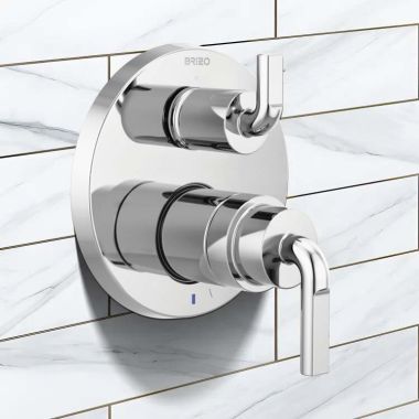 Click here to see Brizo HL75P39-PC Brizo Litze Notch Lever Handle Kit for Valve Trim with Diverter, ADA, Polished Chrome - HL75P39-PC