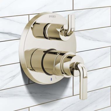 Click here to see  HL75P39-PN Brizo Litze Notch Lever Handle Kit for Valve Trim with Diverter, ADA, Brilliance Polished Nickel - HL75P39-PN